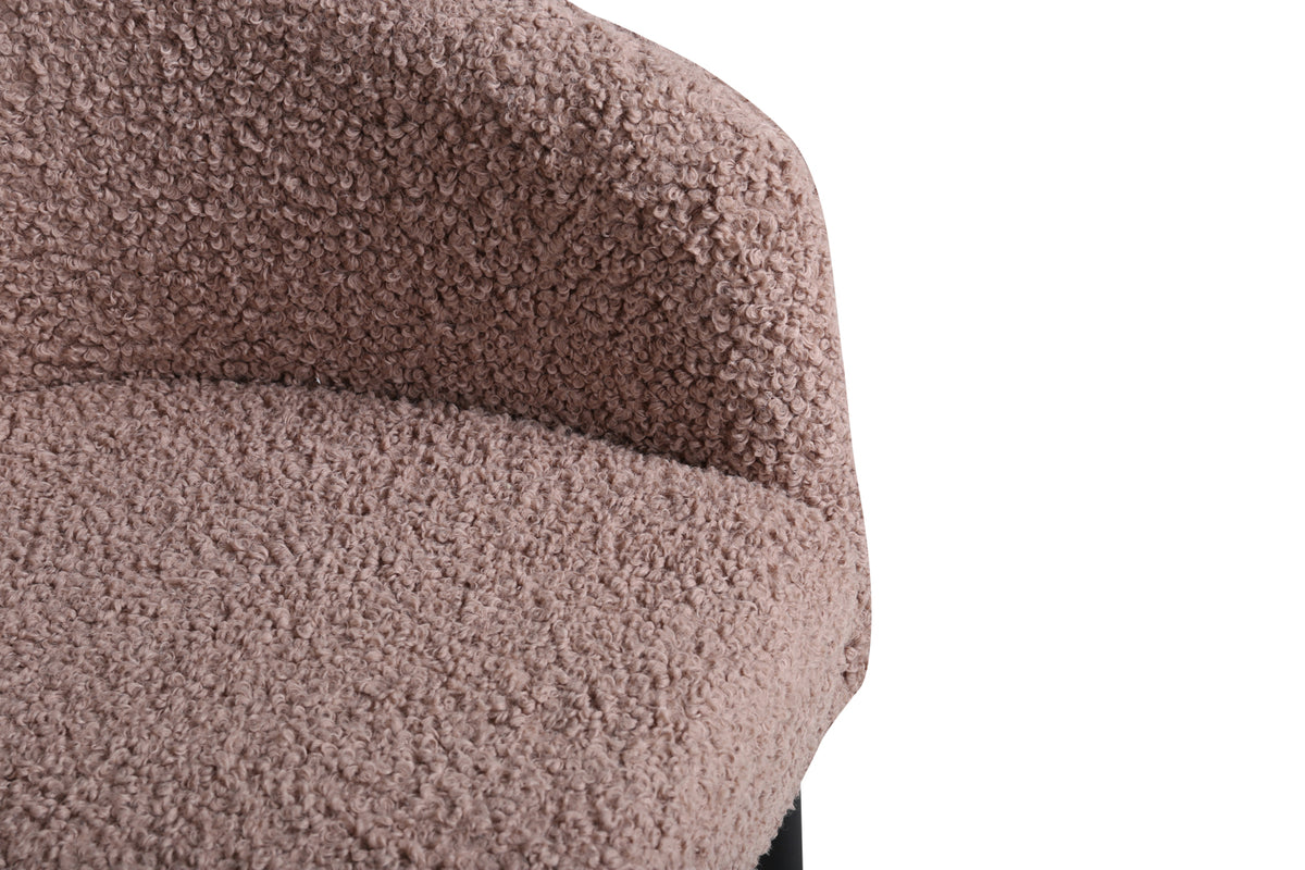 Fluffy Armchair Brown