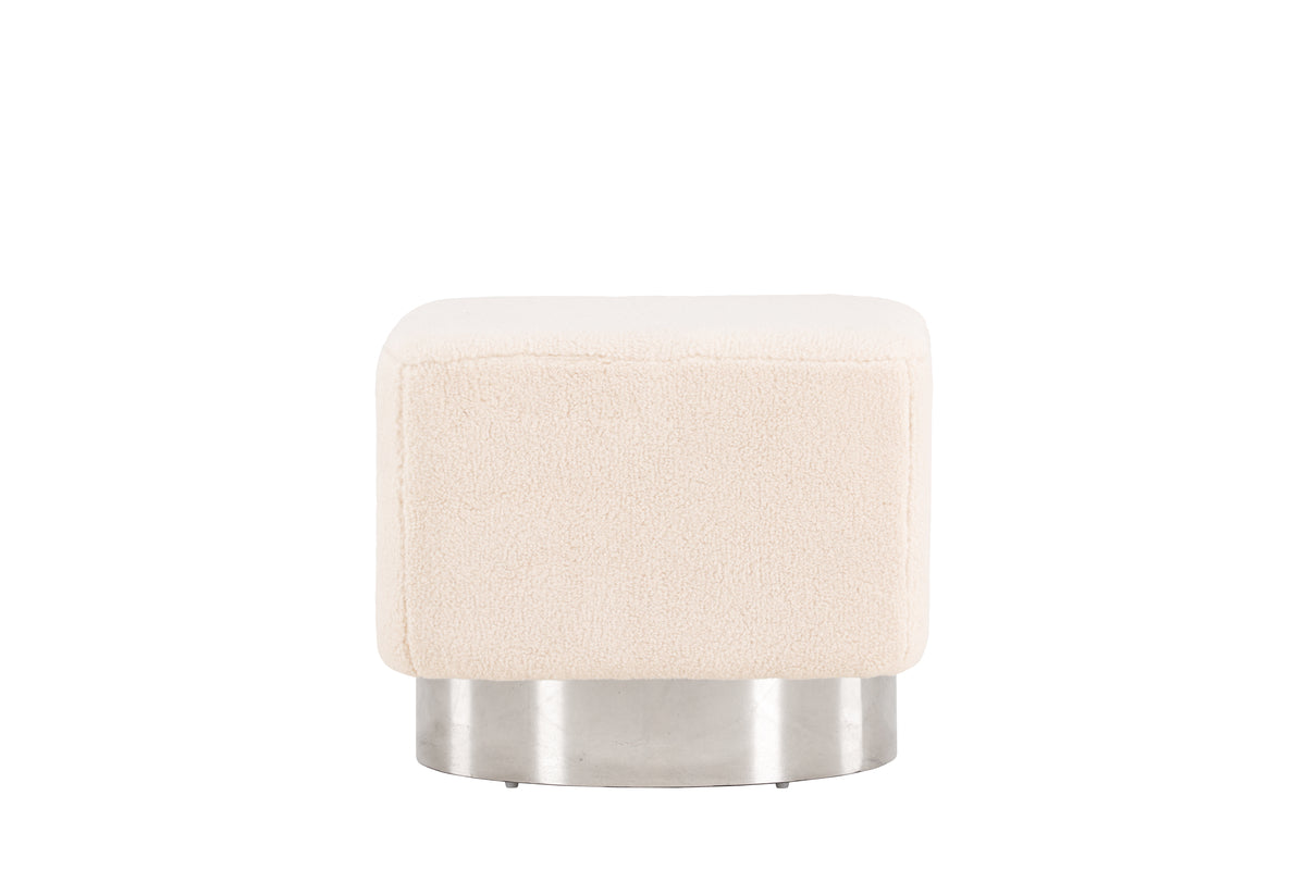 Newton Pouf 45 x 38 x 45 Offwhite