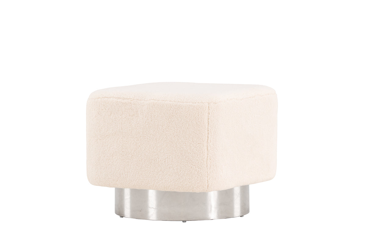 Newton Pouf 45 x 38 x 45 Offwhite