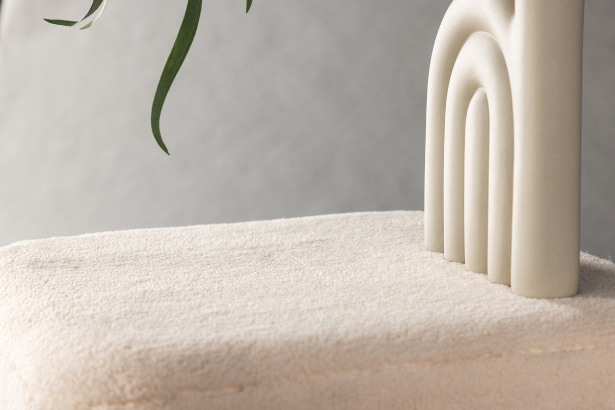 Newton Pouf 45 x 38 x 45 Offwhite