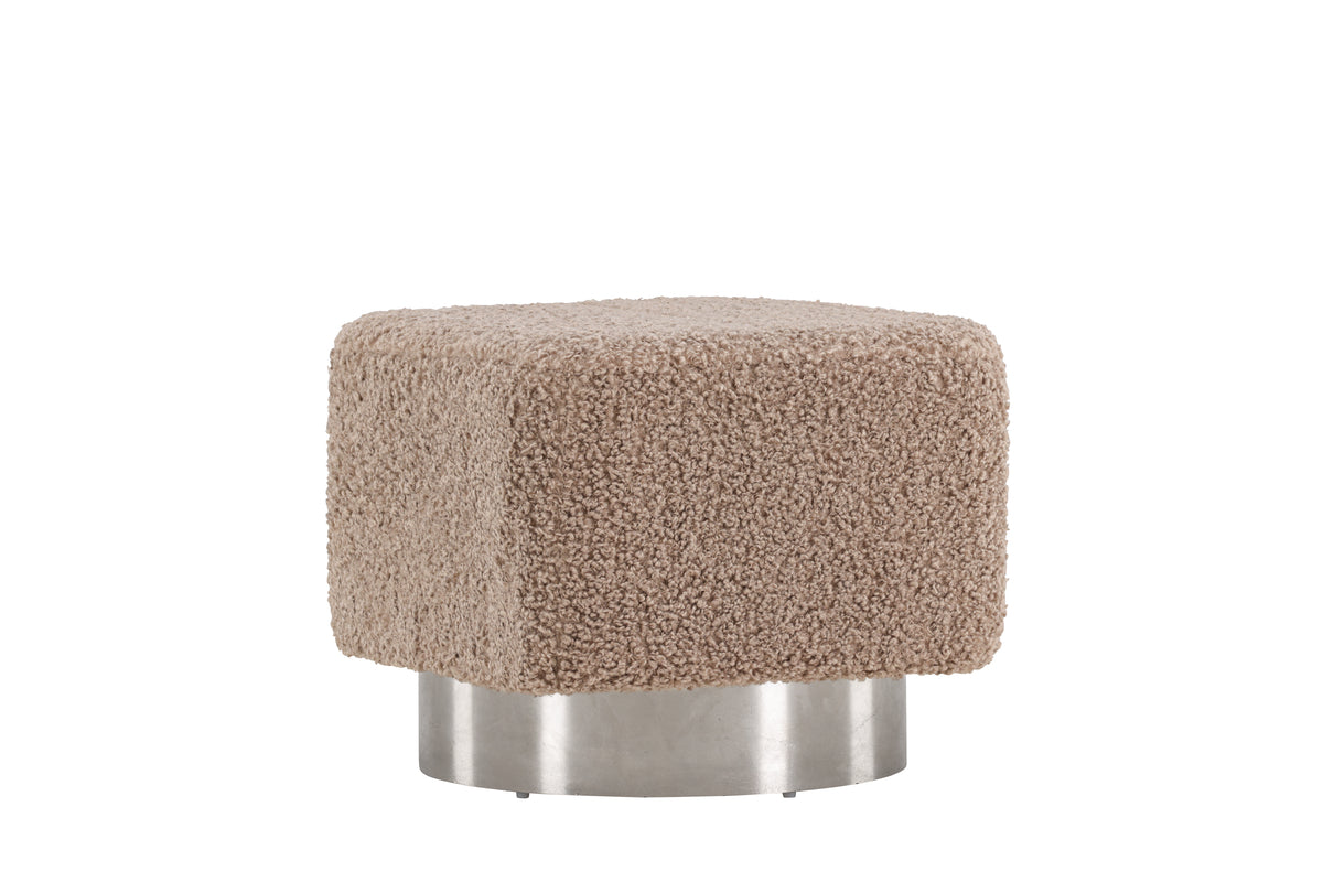 Newton Pouf 45 x 38 x 45 Brown