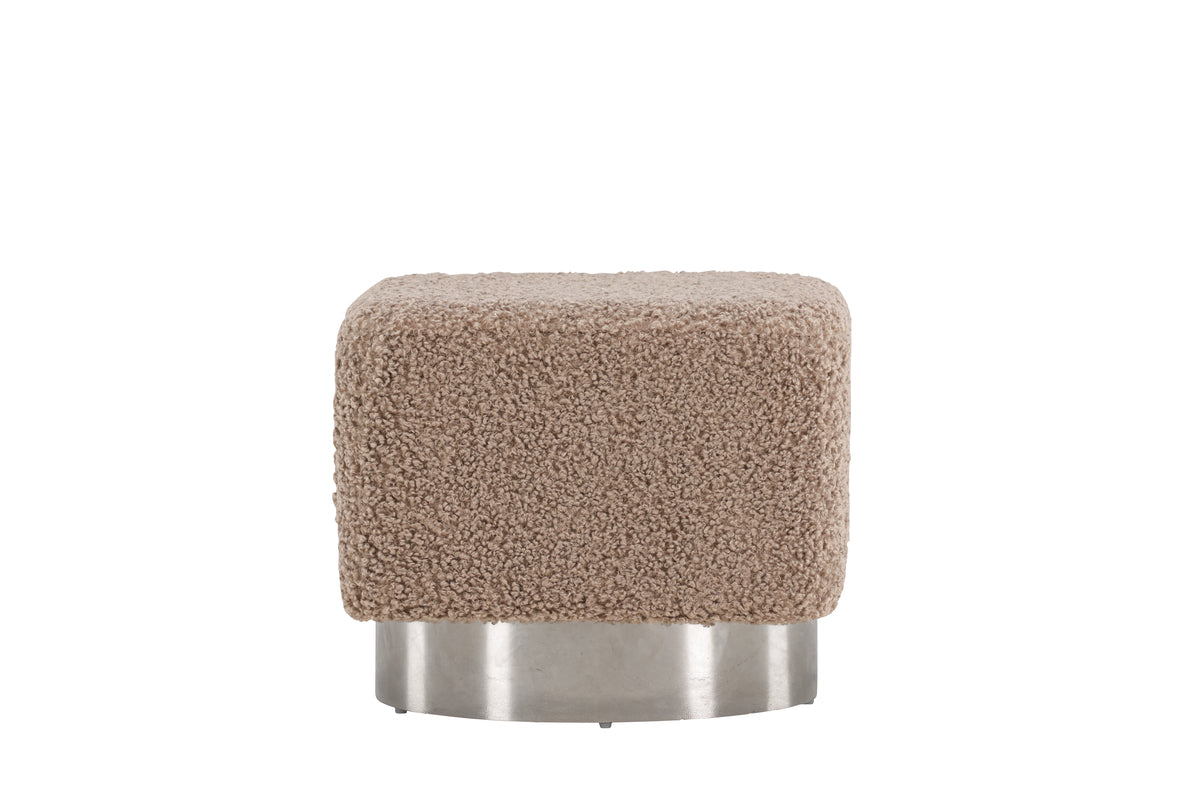 Newton Pouf 45 x 38 x 45 Brown