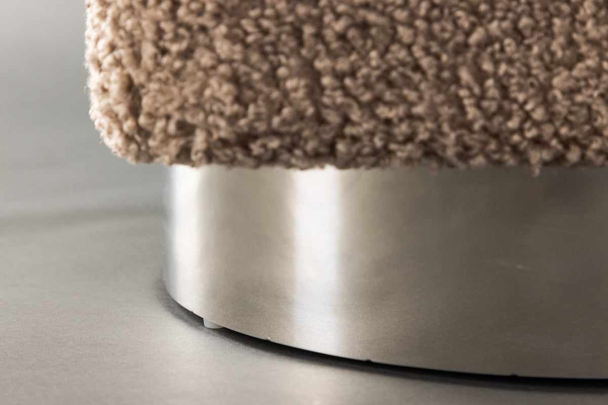 Newton Pouf 45 x 38 x 45 Brown