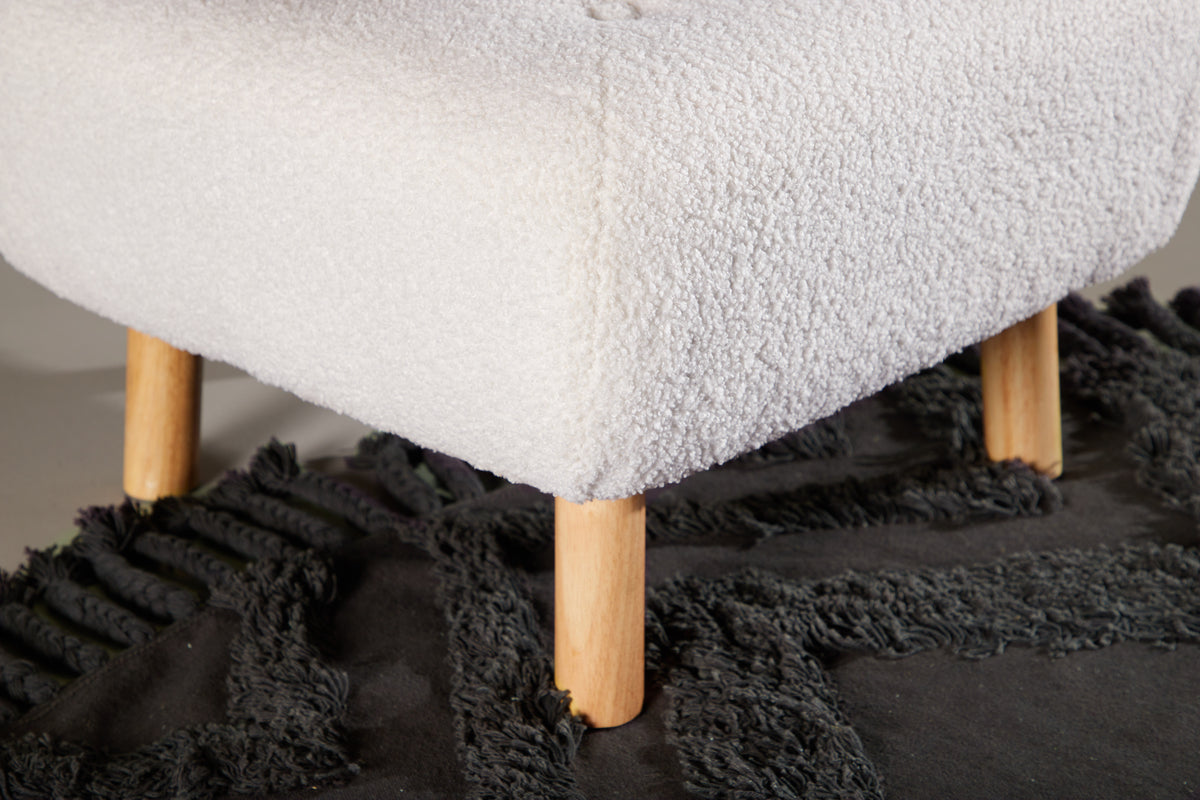 Salina Ottoman 60 x 28 x 60 White