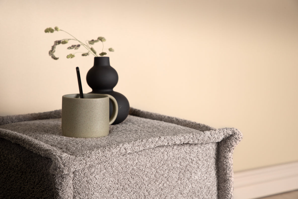 Castine Pouf 40 x 38 x 40 Light Grey