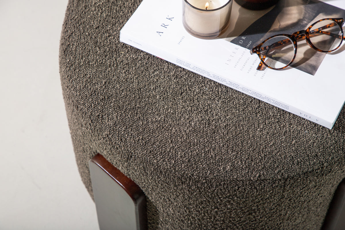 Coffey Pouf ø50 ⌀50 Dark Grey