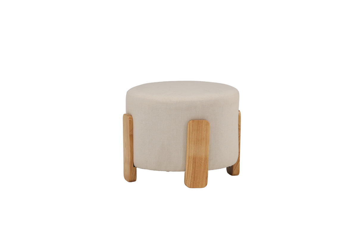 Coffey Ottoman ø50 ⌀50 White