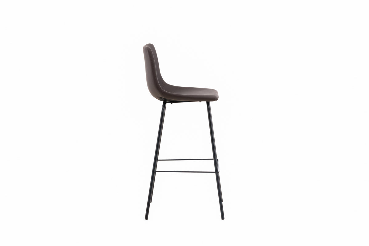 Alexi Bar Chair 2-pack Brown