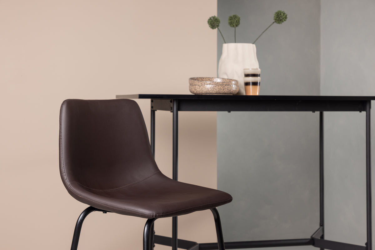 Alexi Bar Chair 2-pack Brown