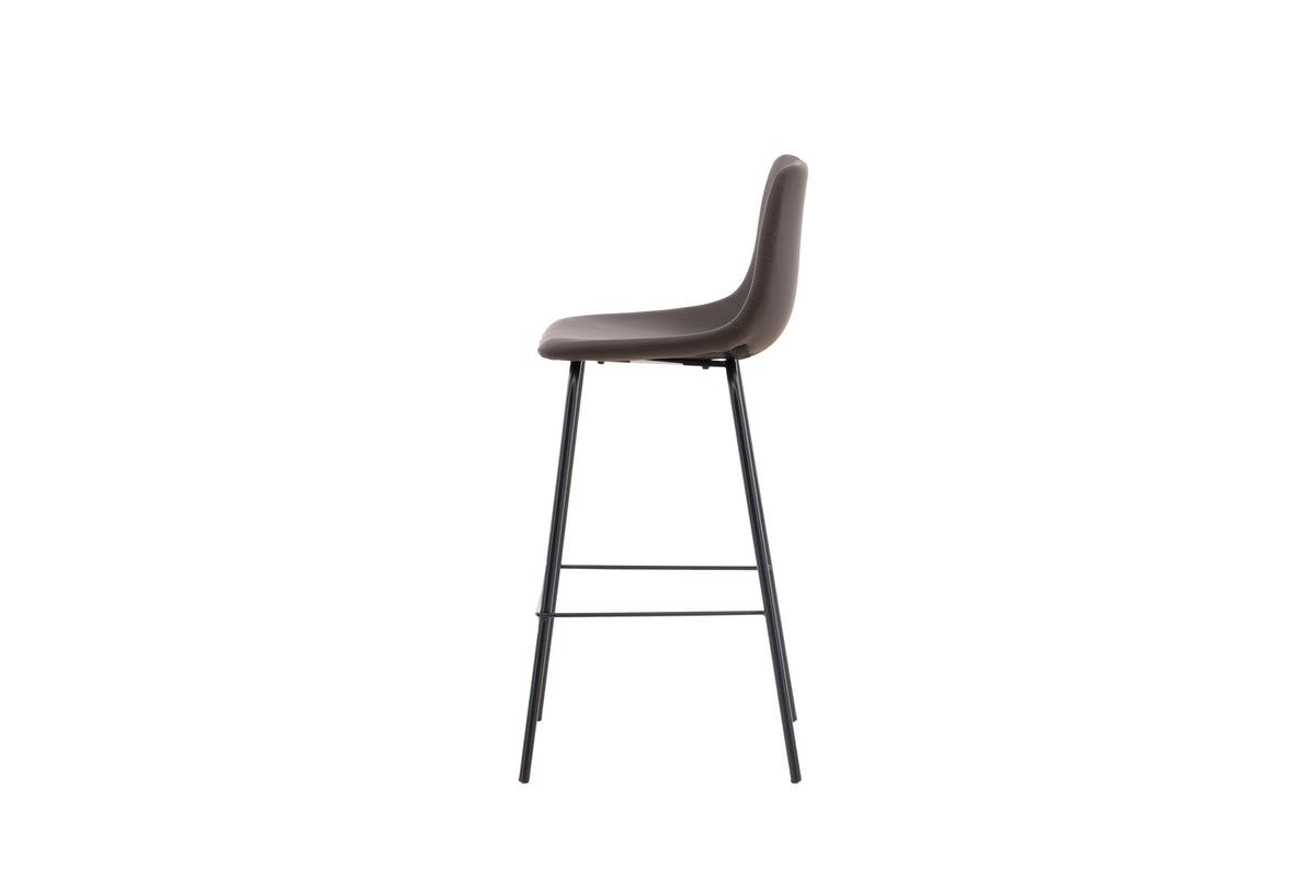 Alexi Bar Chair 2-pack Brown