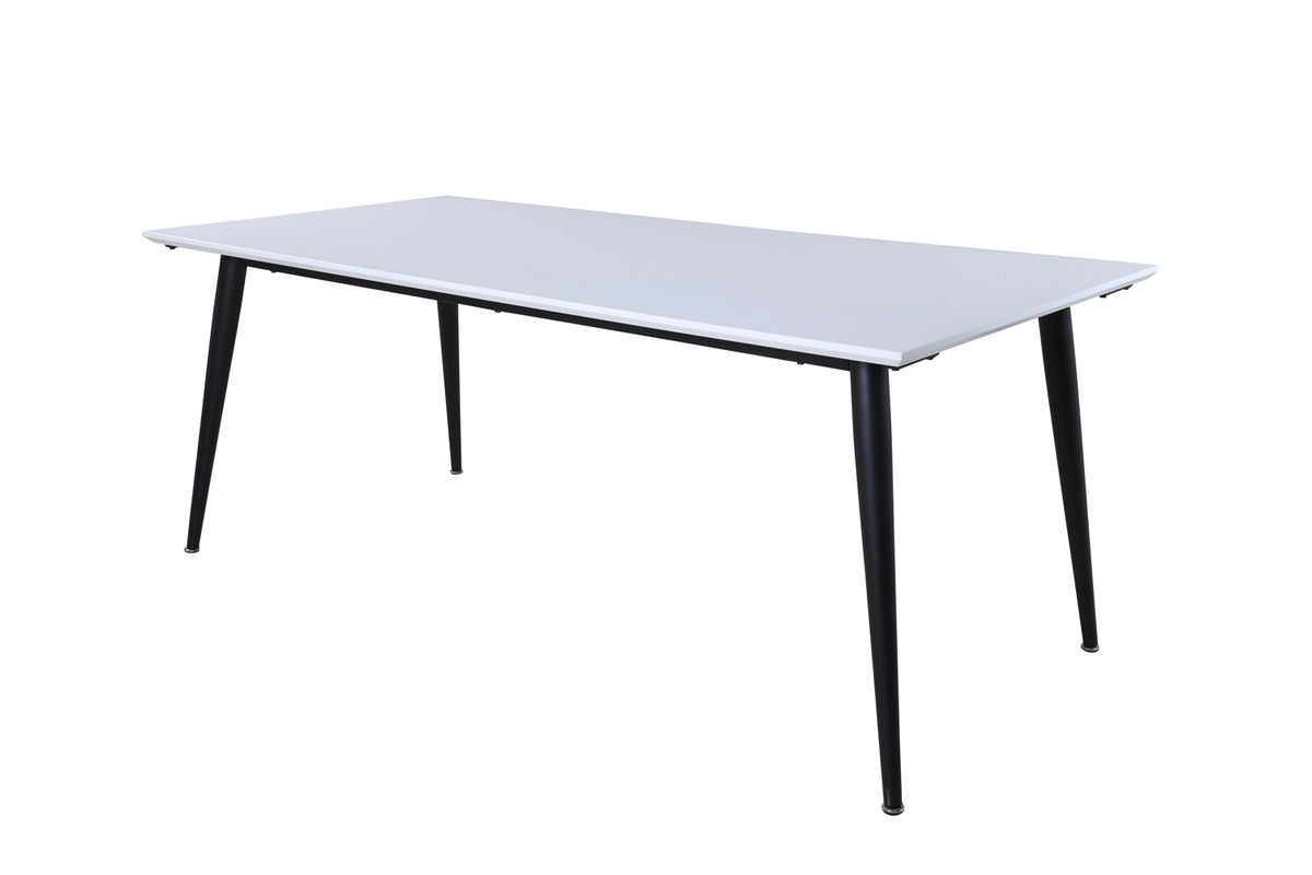 Rectangular Dining Table 76 x 195 x 90 White