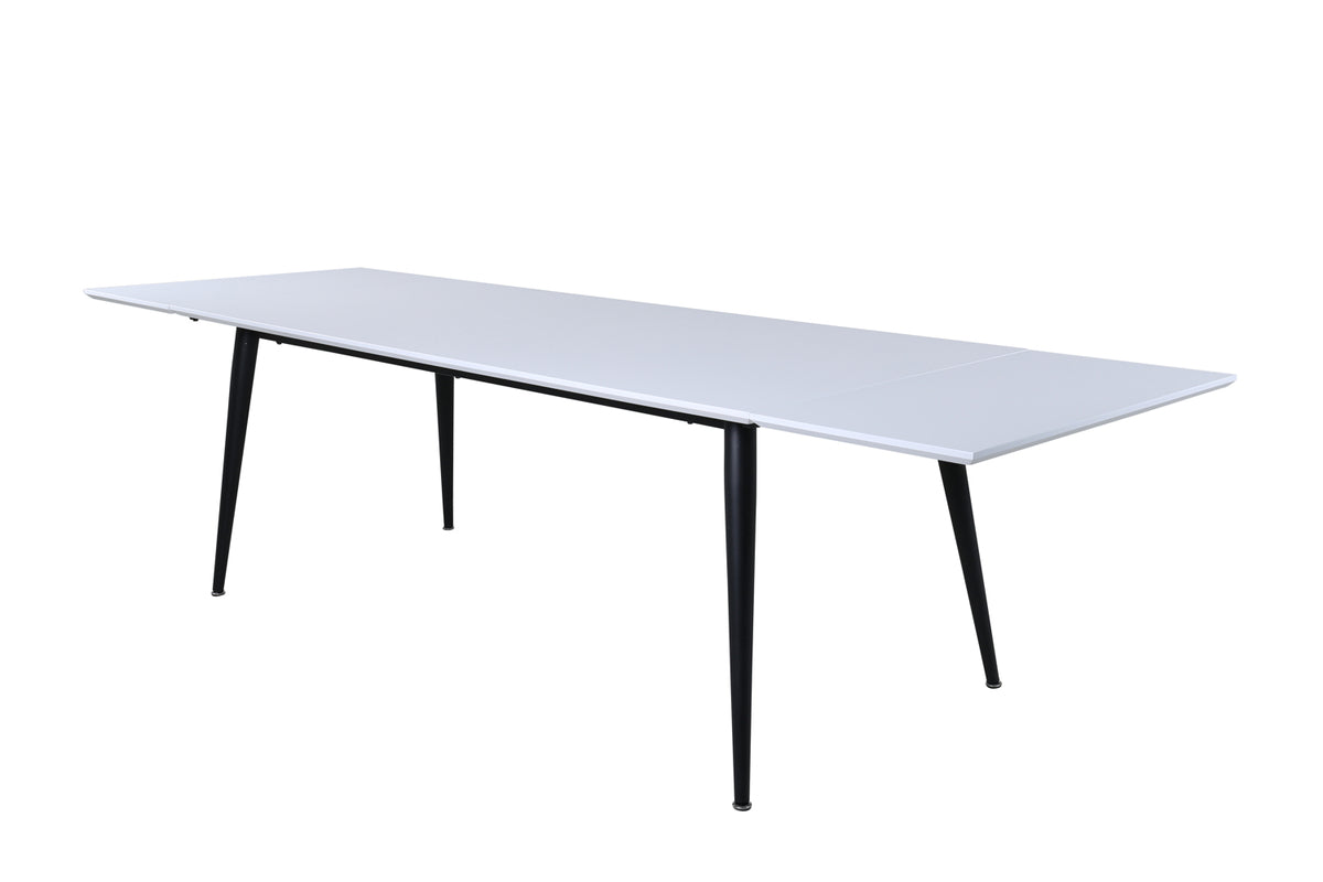Rectangular Dining Table 76 x 195 x 90 White