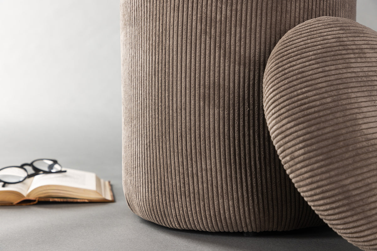 Limpen Pouf ø32 ⌀32 Brown