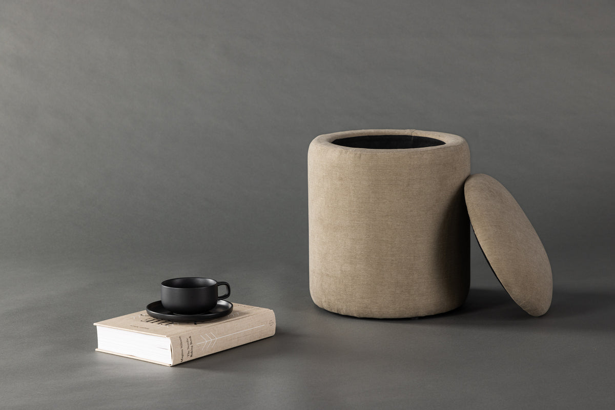 Limpen Pouf ø32 ⌀32 Beige