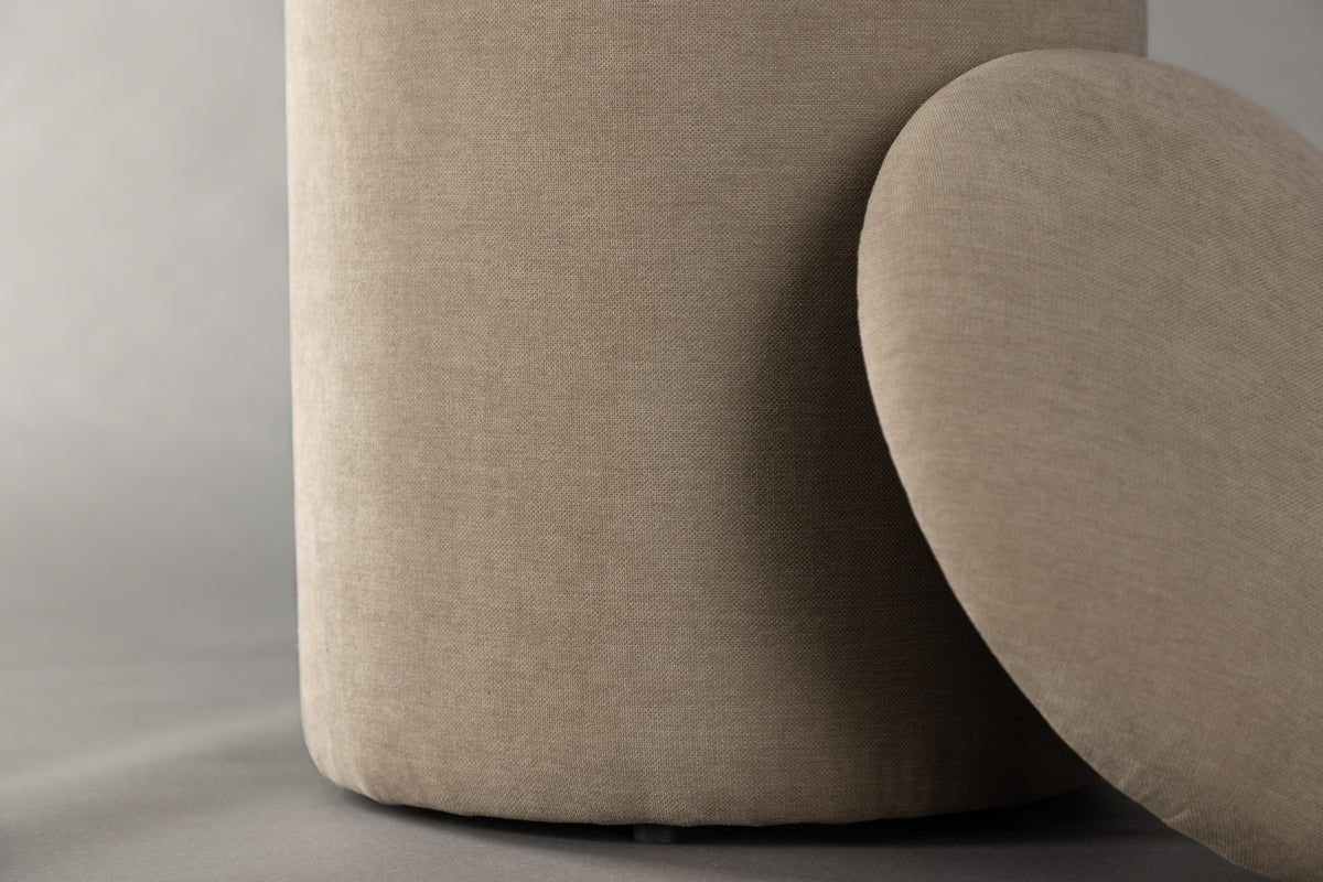 Limpen Pouf ø32 ⌀32 Beige