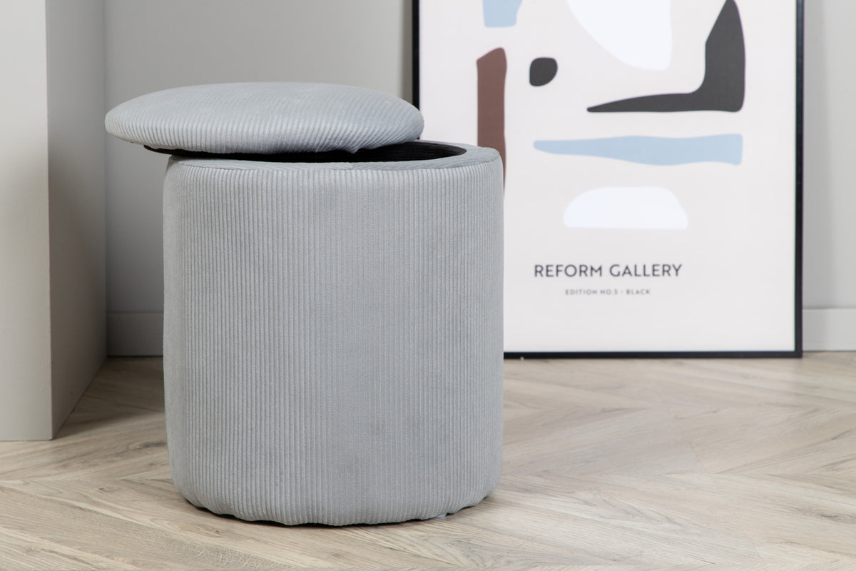 Limpen Pouf ø32 ⌀32 Grey