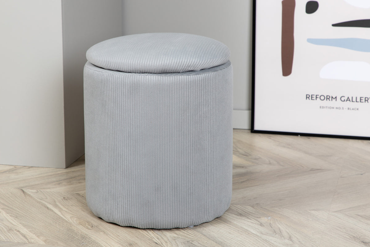 Limpen Pouf ø32 ⌀32 Grey