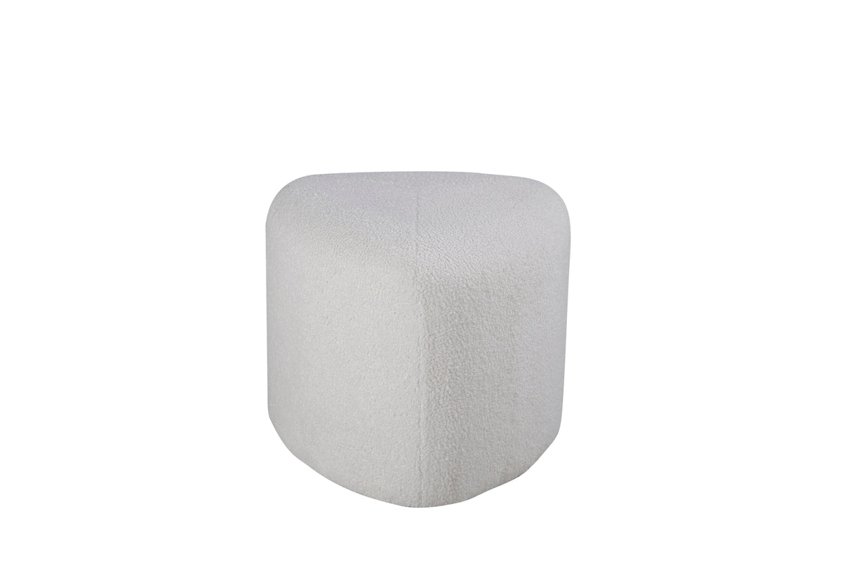 Peg Pouf ø46 ⌀46 White