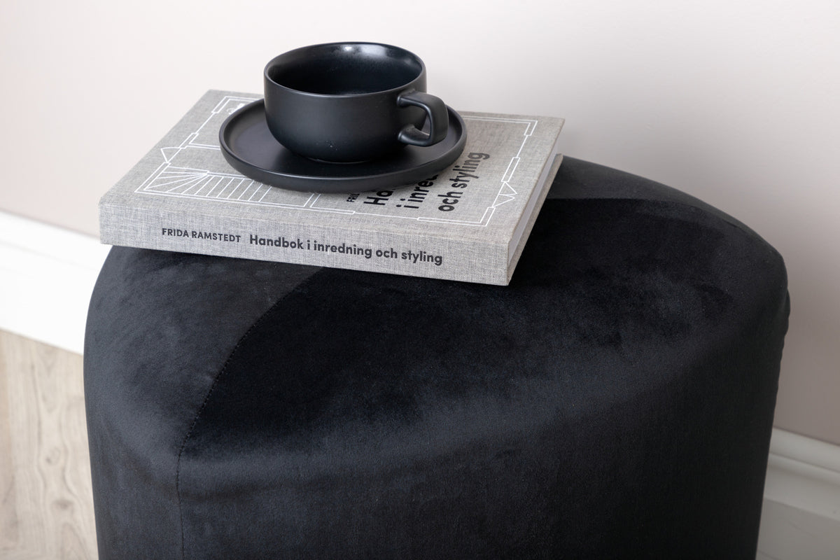 Peg Pouf ø46 ⌀46 Black