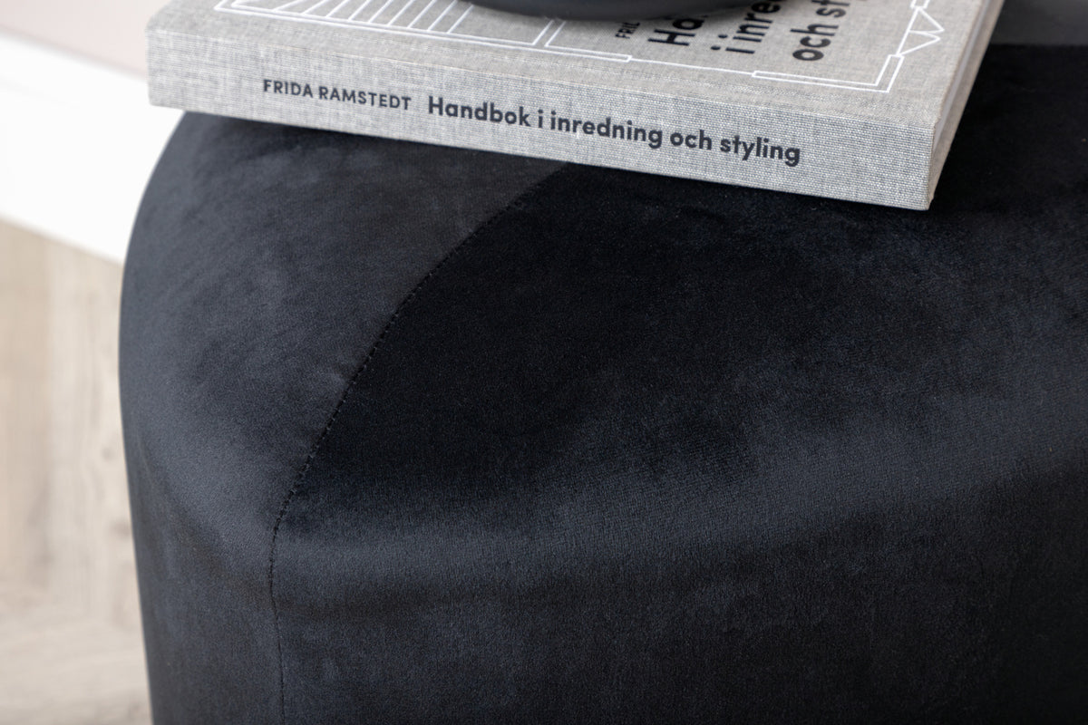 Peg Pouf ø46 ⌀46 Black