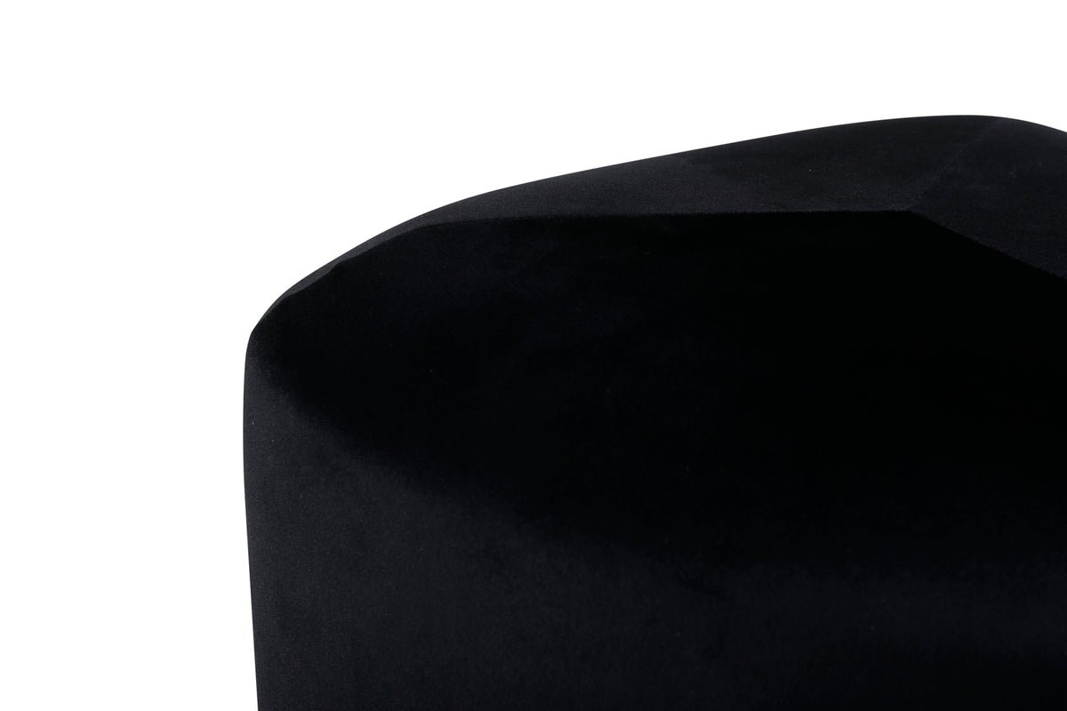 Peg Pouf ø46 ⌀46 Black