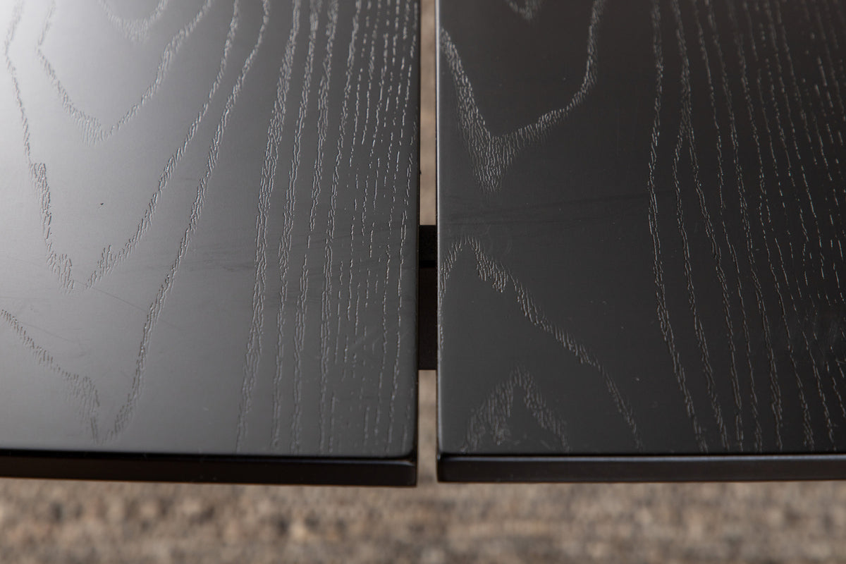 Pelle Rectangular Dining Table 190 x 90 Black