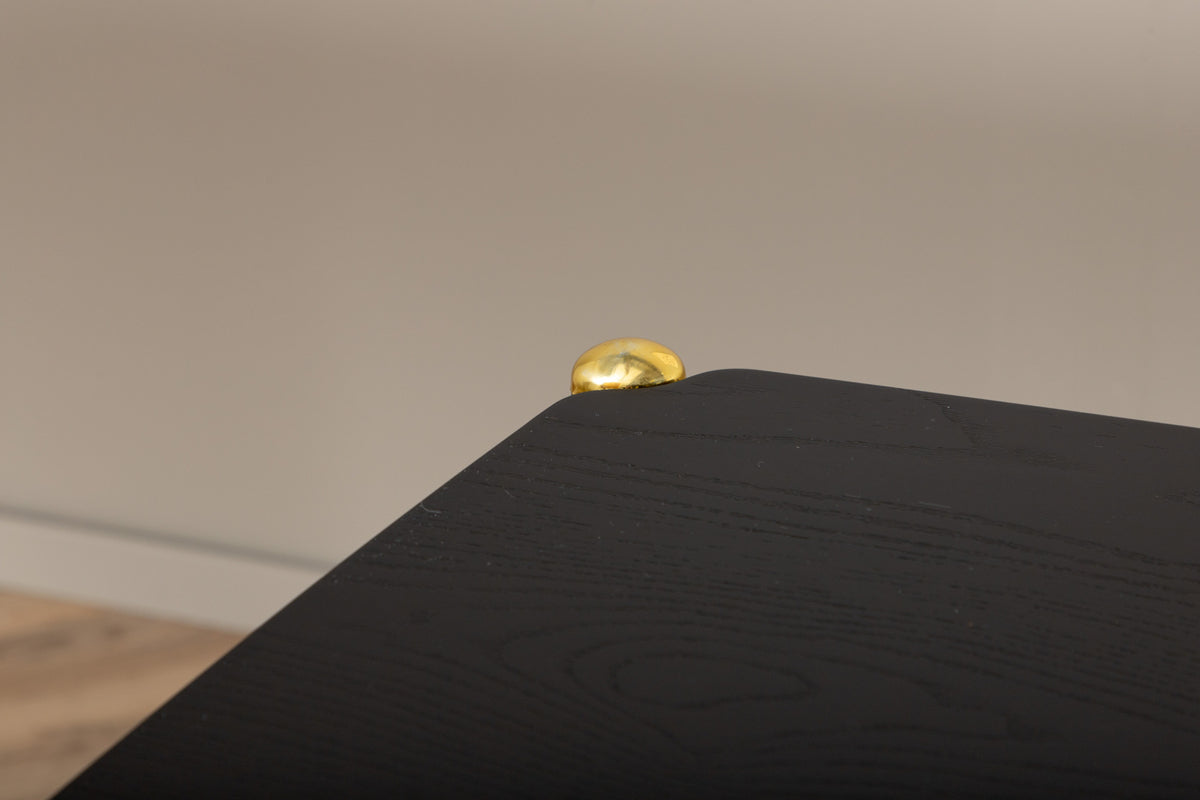 Pelle Rectangular Dining Table 190 x 90 Black