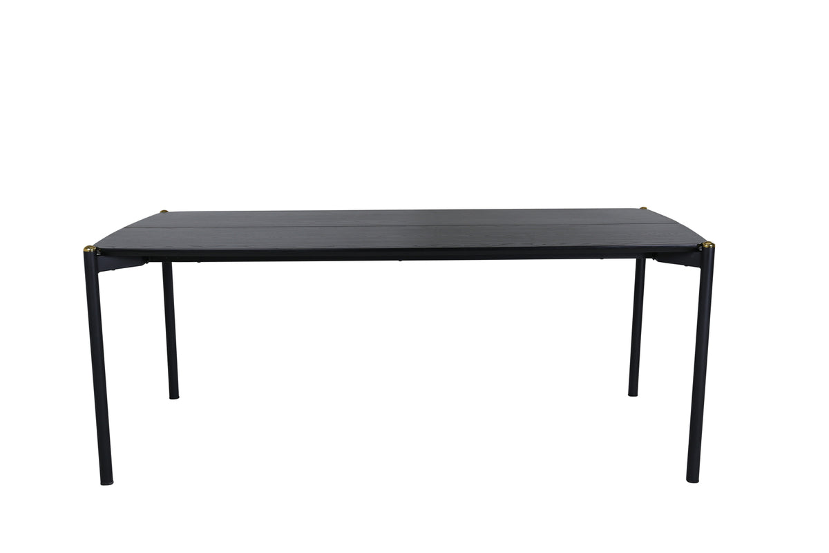 Pelle Rectangular Dining Table 190 x 90 Black