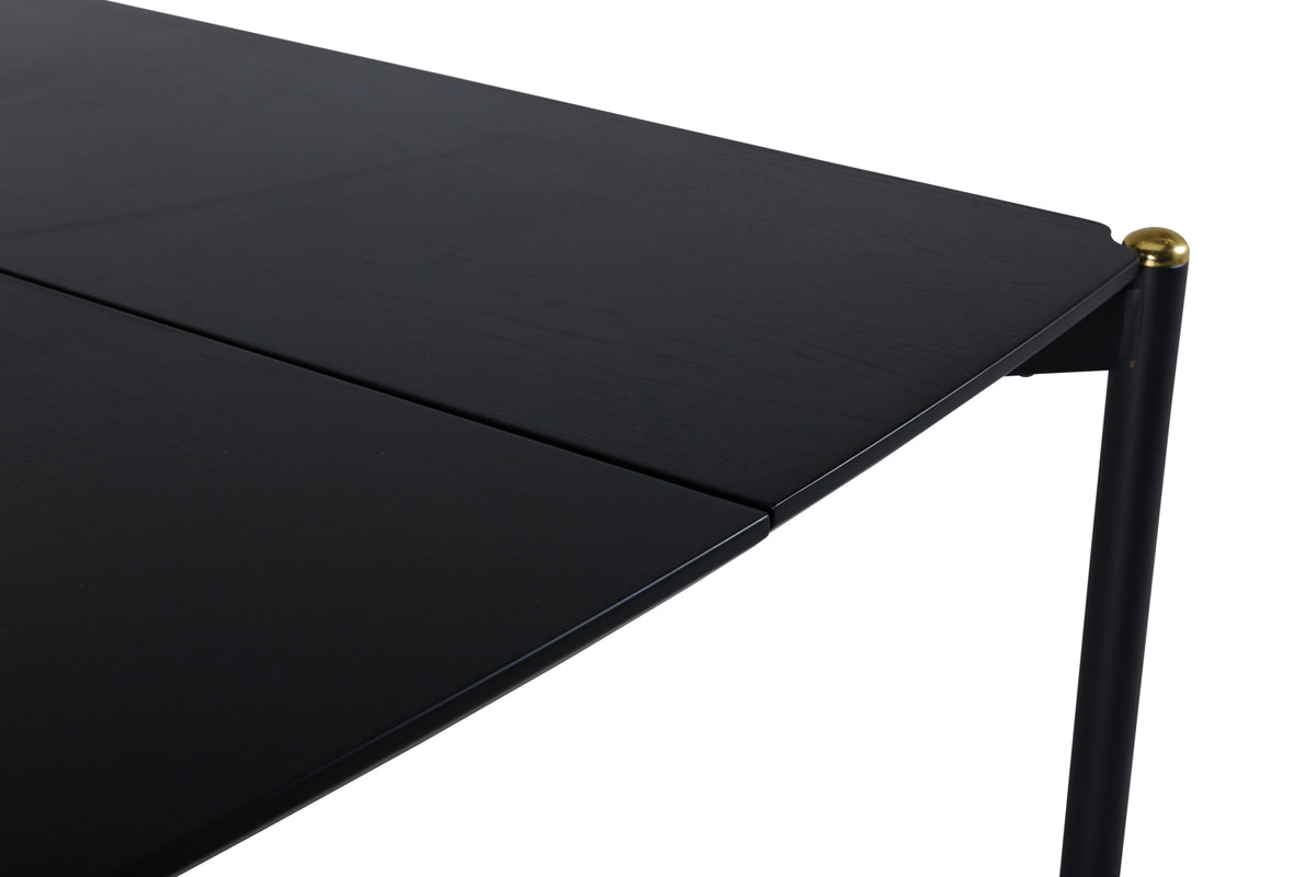 Pelle Rectangular Dining Table 190 x 90 Black