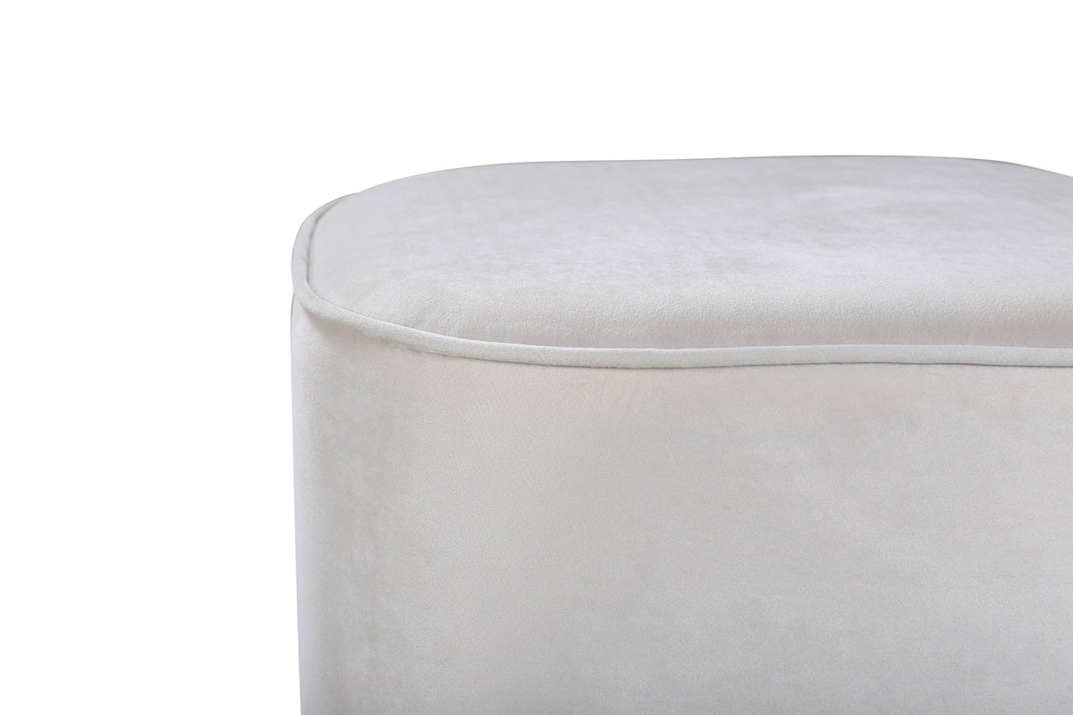 Piff Pouf ø44 ⌀44 White