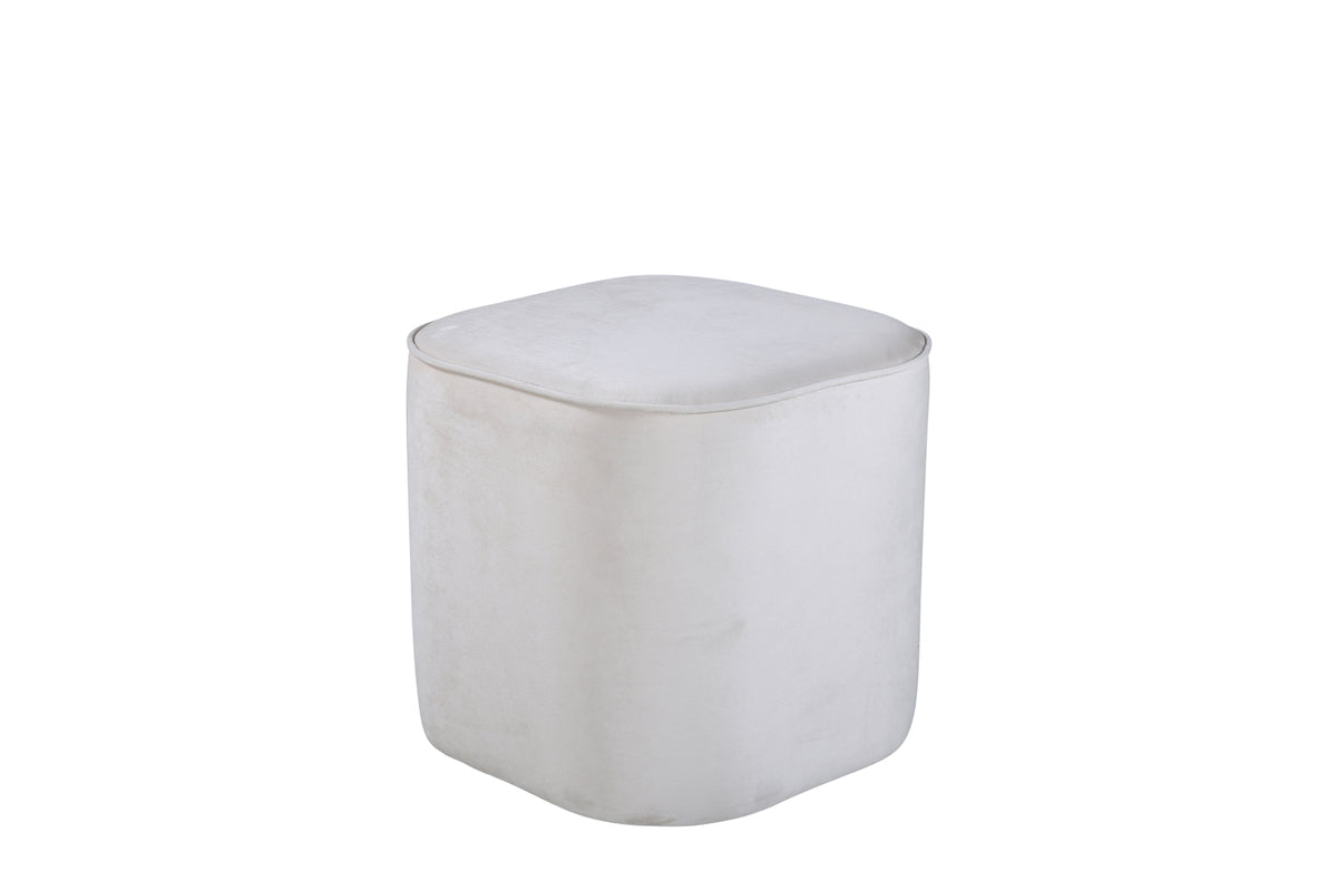 Piff Pouf ø44 ⌀44 White