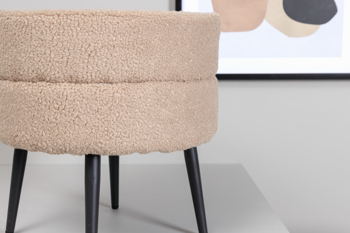 Pot Pouf ø40 ⌀40 Beige