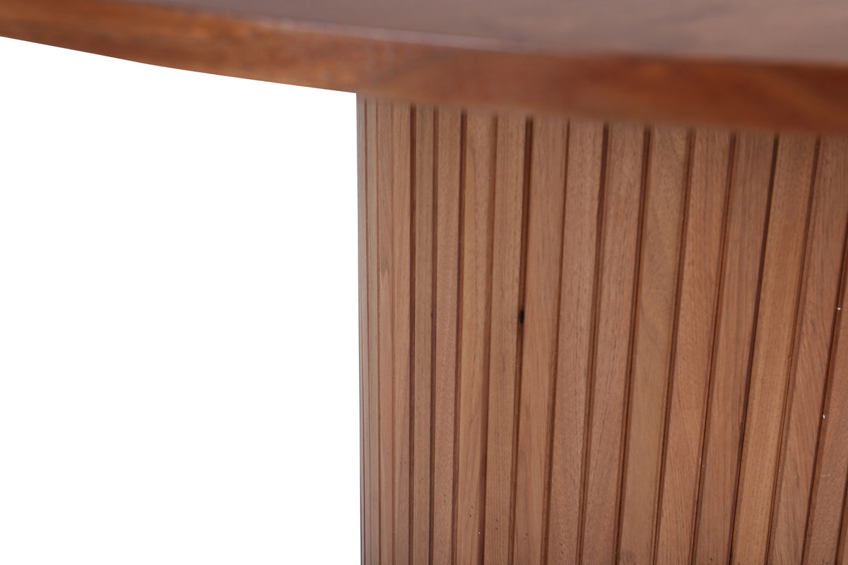 Bianca Round Dining Table ⌀110 Walnut