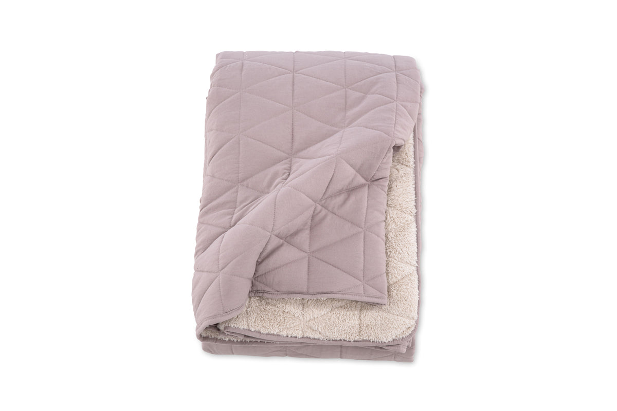 Nilla Bedspread 260 x 260 Dusty Pink