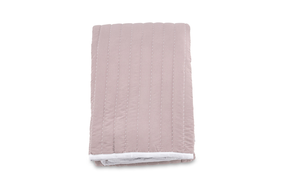 Juni Bedspread 260 x 260 Dusty Pink