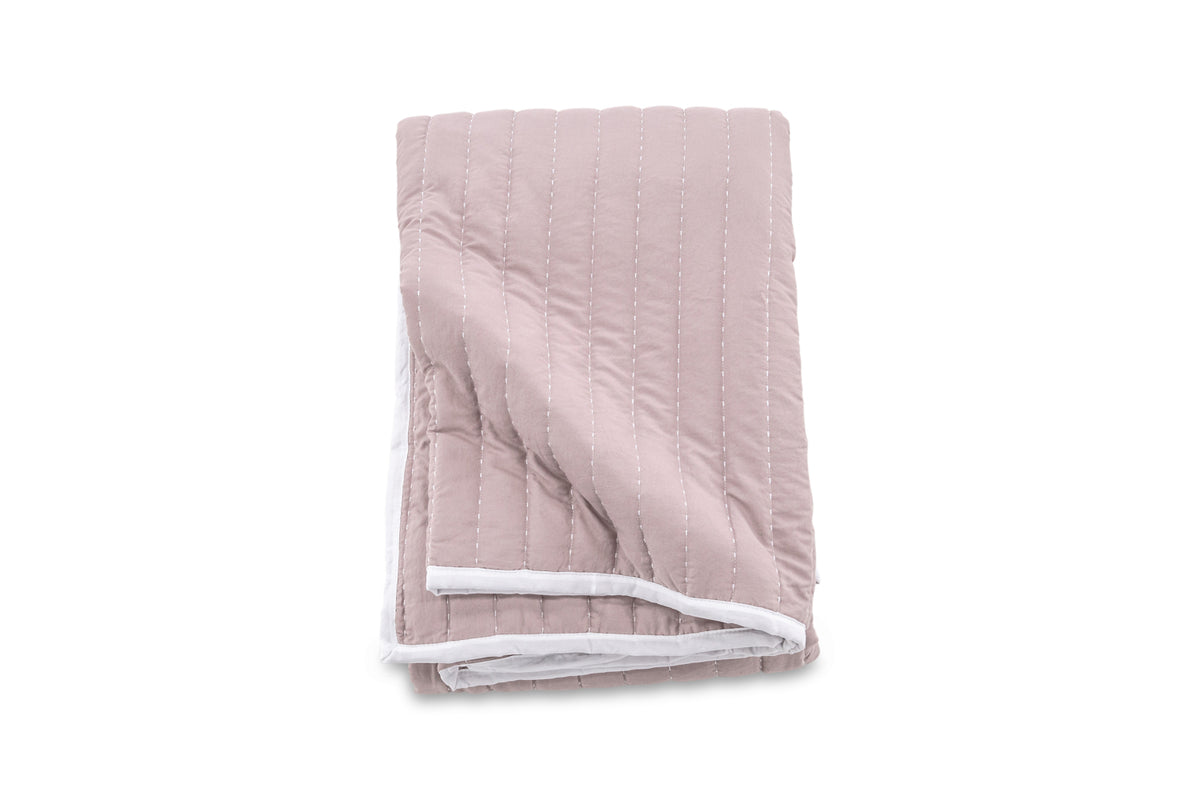 Juni Bedspread 260 x 260 Dusty Pink