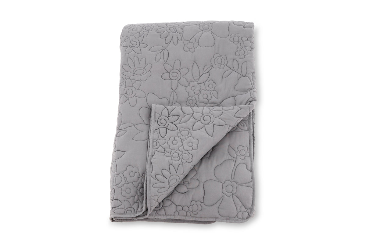 Niki Bedspread 260 x 260 Light Grey