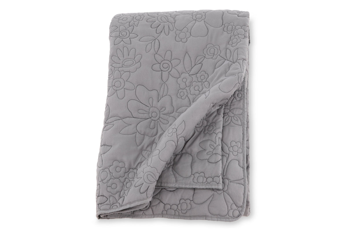 Niki Bedspread 260 x 260 Light Grey