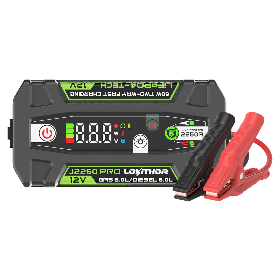 LOKITHOR J2250 PRO – Kraftfull 2250A starthjälp med avancerad ConnectMax-teknologi