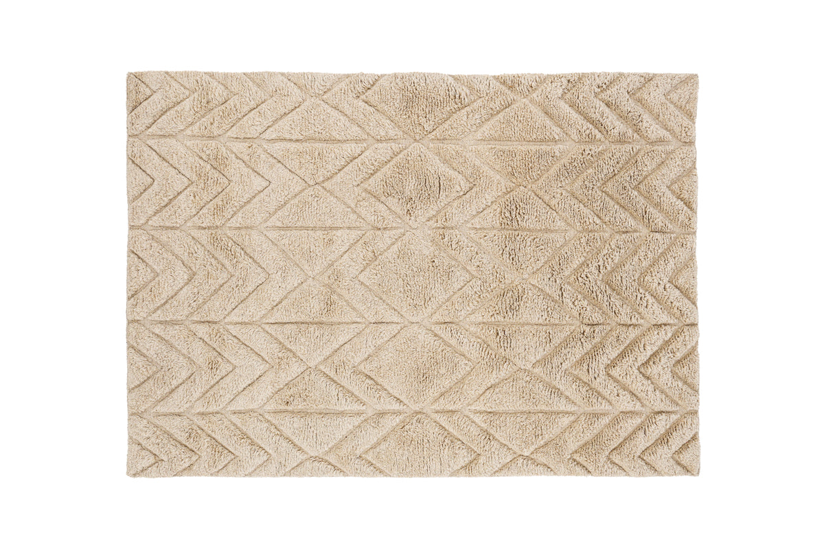 Rektangulära Mattor 230 x 160 Beige