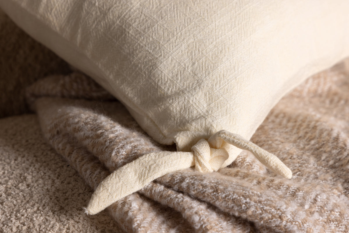 Nora Cushion Cover 40 x 40 White