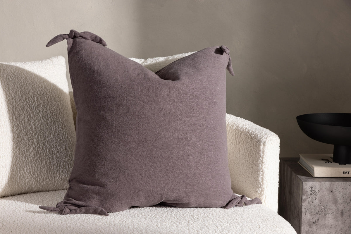 Nora Cushion Cover 60 x 60 Dark Grey