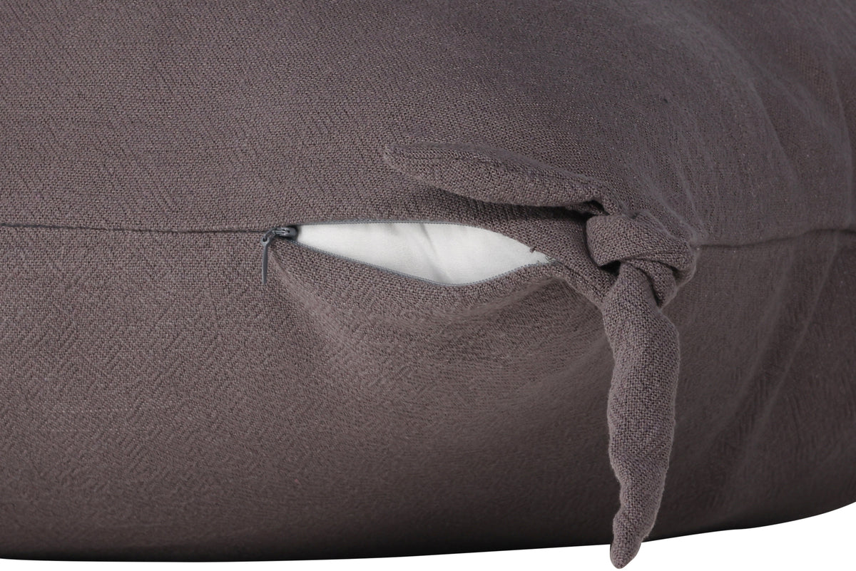 Nora Cushion Cover 60 x 60 Dark Grey