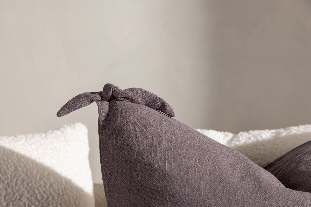 Nora Cushion Cover 60 x 60 Dark Grey