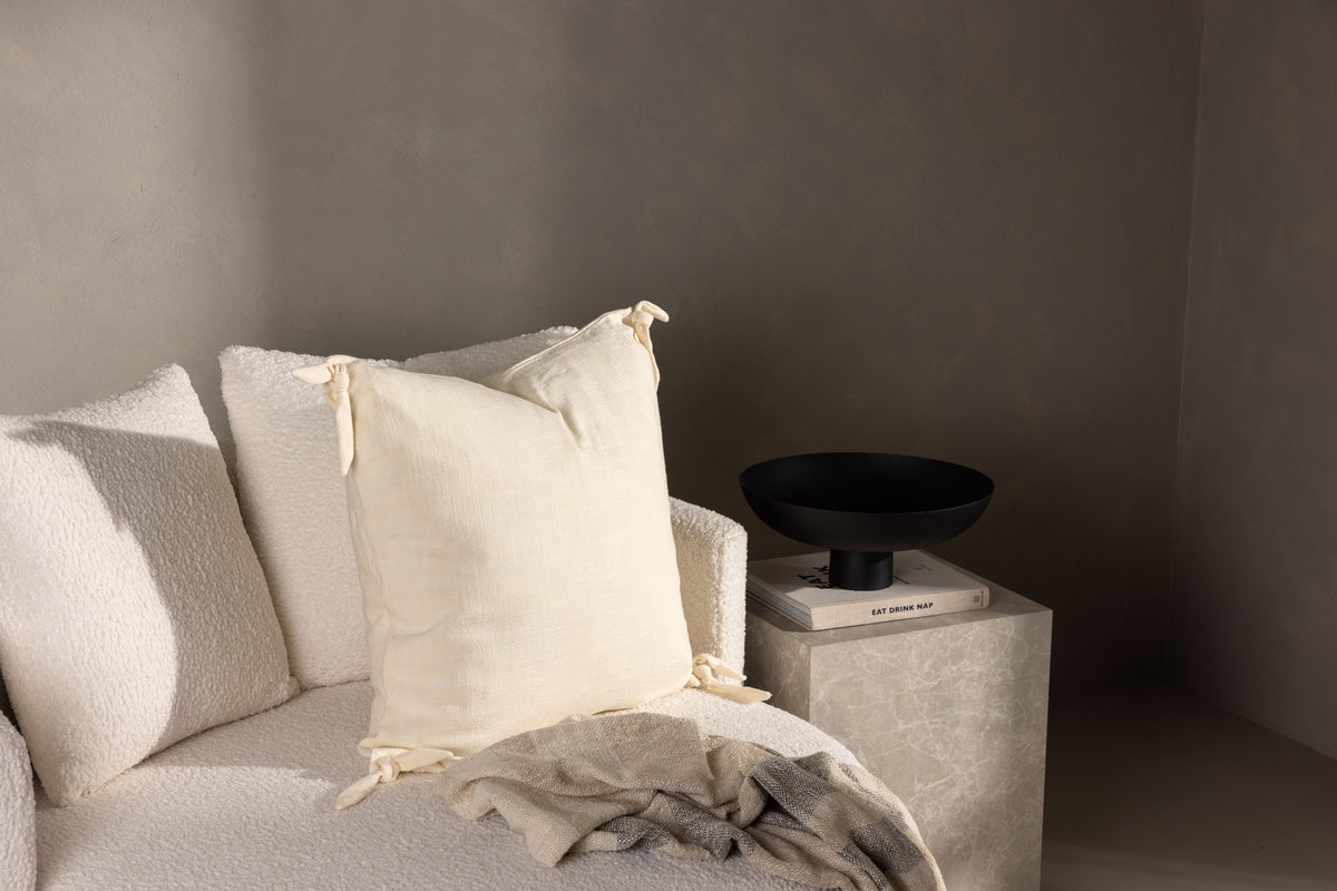 Nora Cushion Cover 60 x 60 White