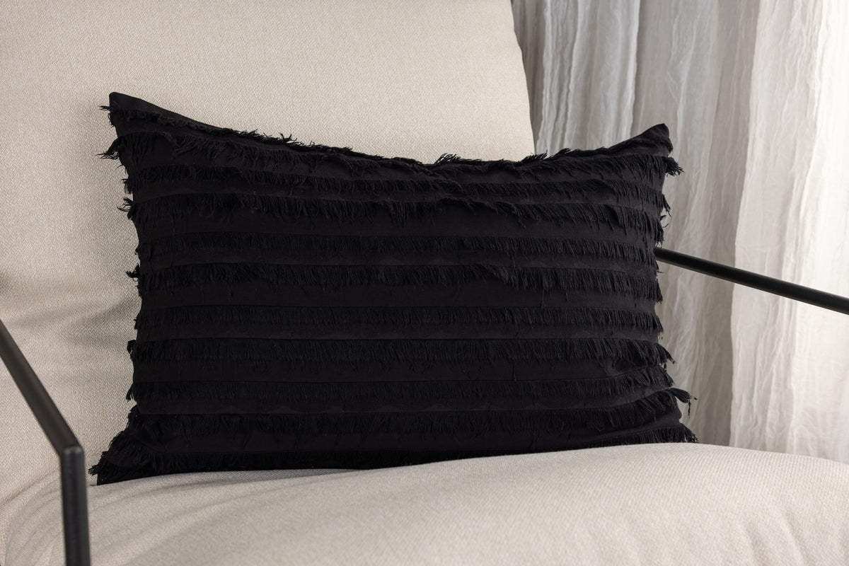 Edith Cushion Cover 40 x 60 Black