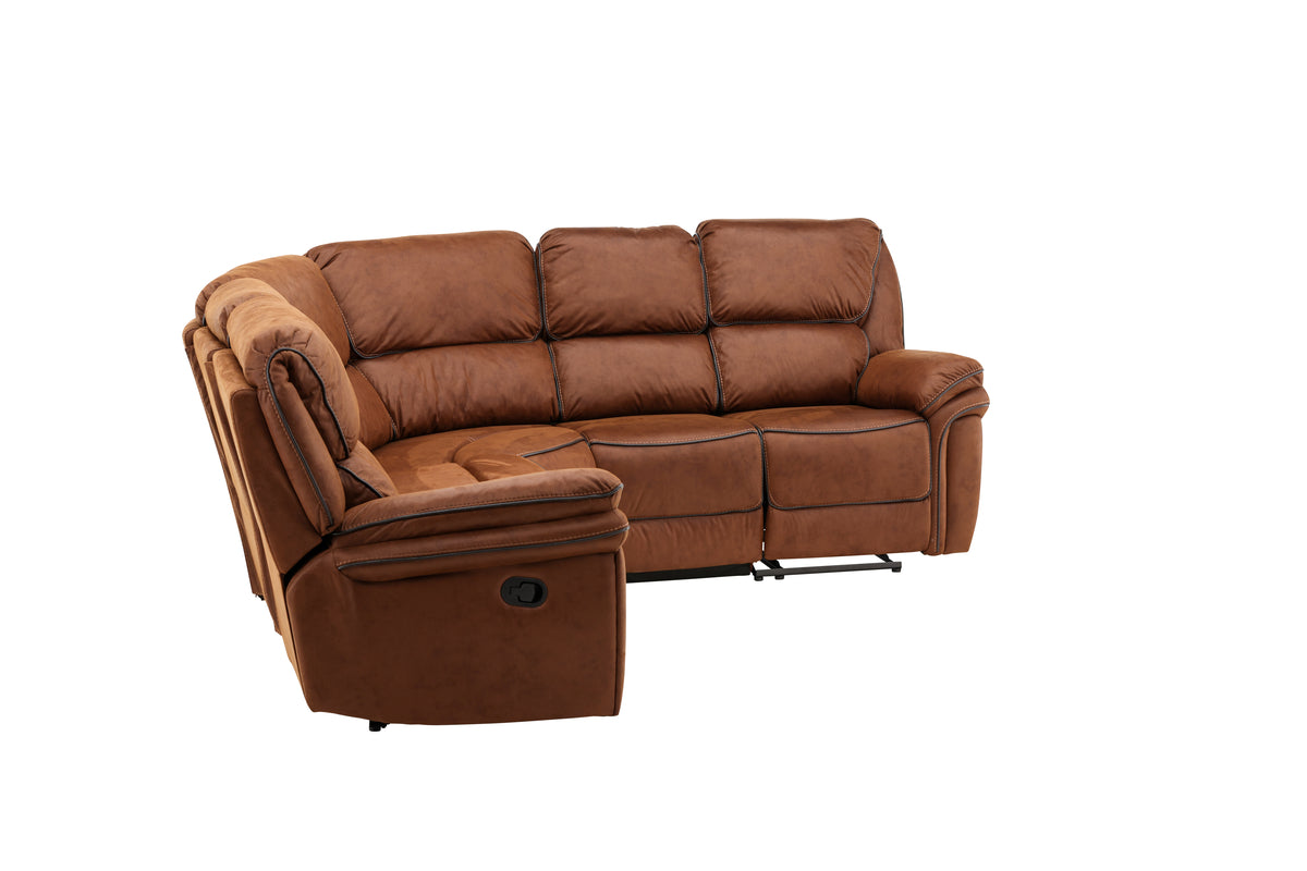 Reclinersoffor Brun