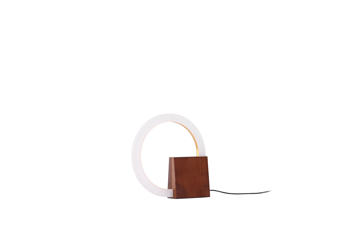 Brive Table Lamp Walnut