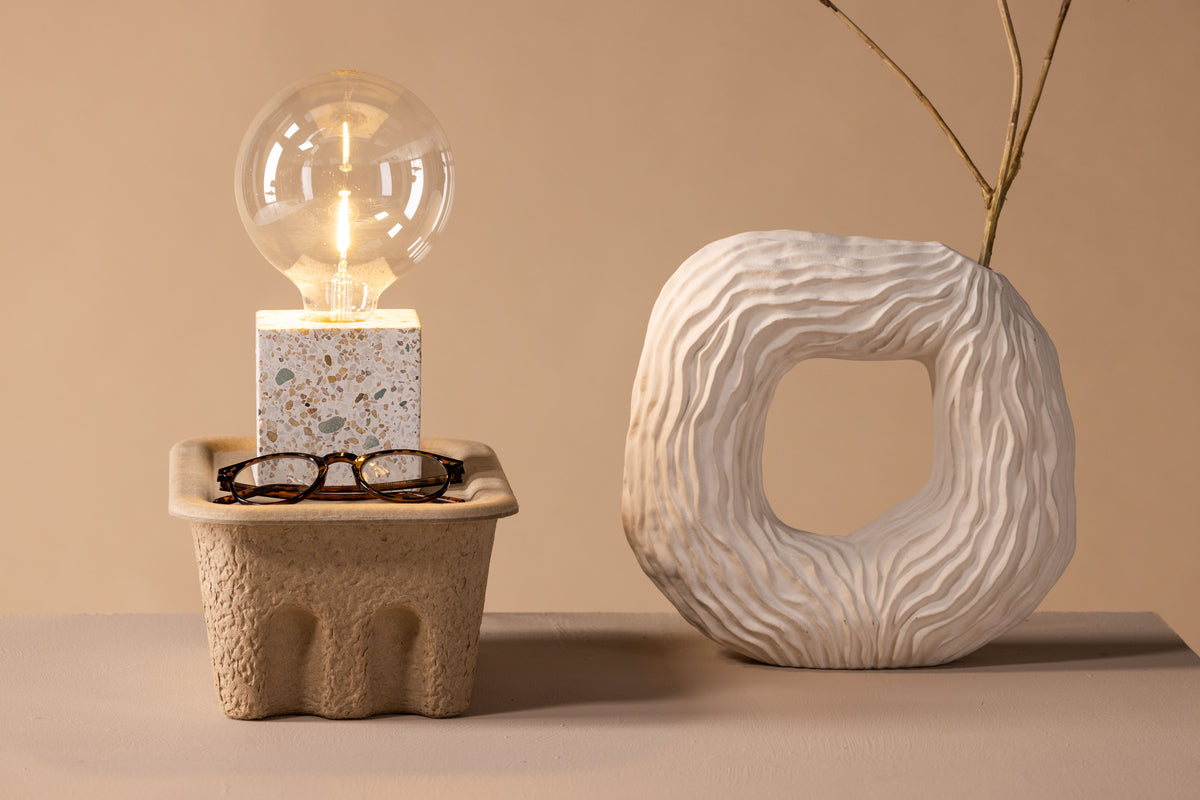 Rilche Table Lamp Grey