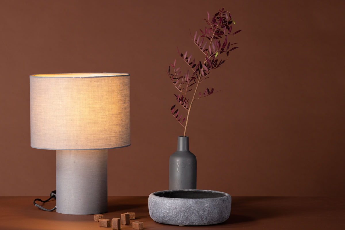 Etenio Table Lamp Dark Grey